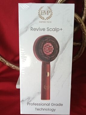 EMP Revive Scalp+ Scalp Massager in Metallic Red